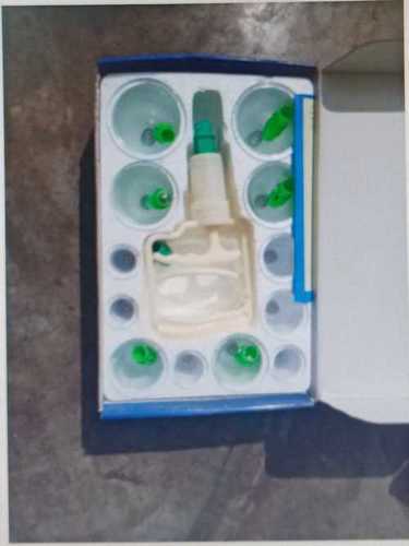 Vacuum Cupping Device In White Color And Rectangular Shape Age Group: Elders