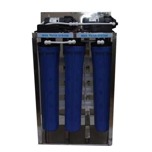 Blue Floor-mounted Fully Automatic Electrical Domestic Water Purifier System