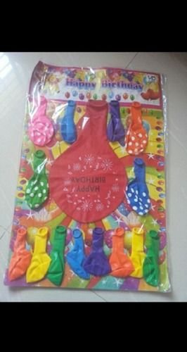 Safe 100% Eco-Friendly Multicolored Latex Printed Birthday Balloon