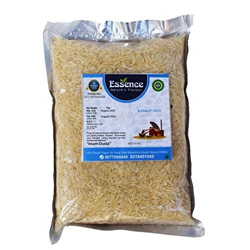 100% Natural And Organic White Long Grain Basmati Rice With1% Broken