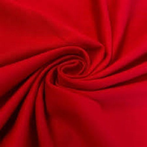 Smooth 100% Pure Cotton Premium Quality Red Color Plain Pattern Brushed Fabric