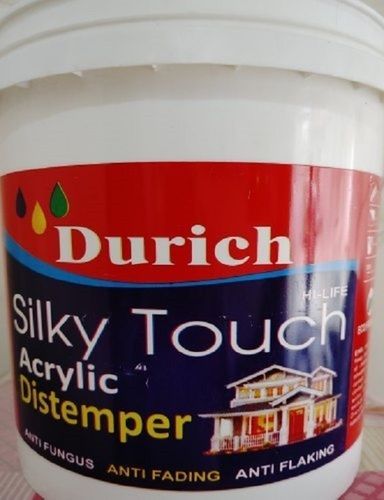 Anti Fading Durich Silky Touch Acrylic Distemper For Domestic And Office (20 Litre Bucket) Application: Wall Putty Application