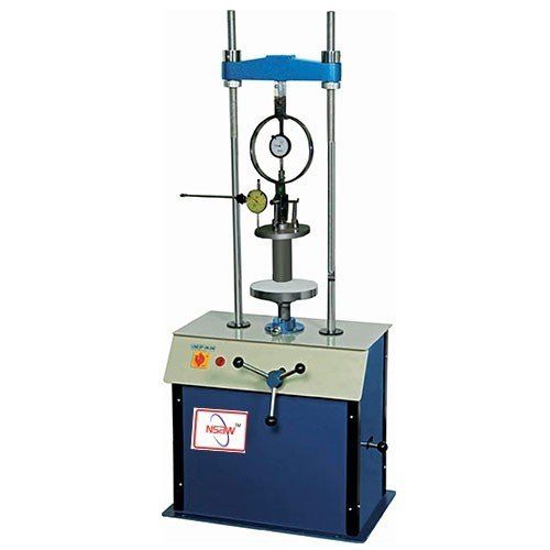 Bishop Pore Pressure Apparatus - 1000kg Capacity, Analog Display | Mild Steel Material, Manual Operation for Soil Testing