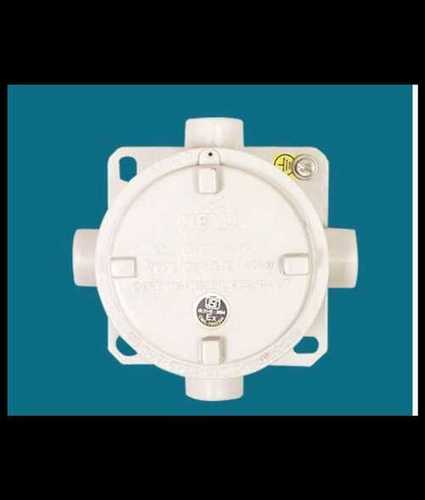 Falmeproof Junction Box In Stainless Steel Material And White Color, 1.5 Kg No Side Effect