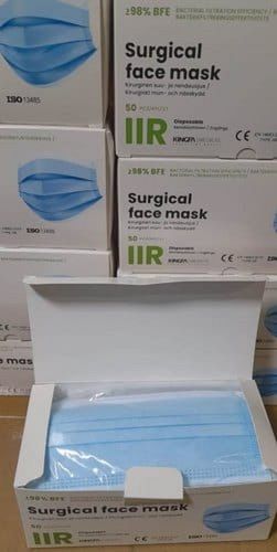 Higgly Durable and Comfortable Surgical Face Mask With Blue Color