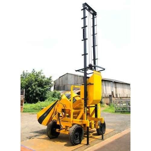 High Strength Lift Cum Mixer Machine Used In Construction Sector
