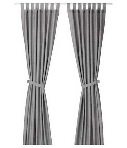 Long Life and Attractive 5-9Feet Long Shiny Plain Polyester Curtains for Doors