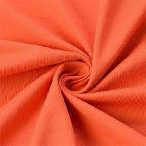 Skin Friendliness Smooth Texture Needlework Quilting Sewing Orange Cotton Polyester Fabric