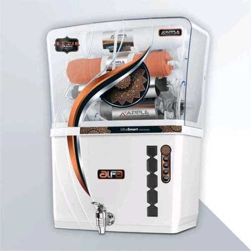 White Wall-mounted Plastic Electrical Apple Ro Water Purifier, 20 Liter Capacity