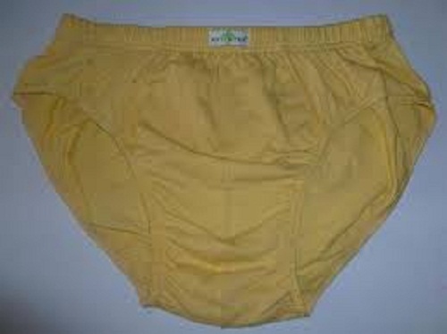 Women'S Full Coverage And Mid Waist Antimicrobial Pure Cotton Yellow Bikini - Custom Size Versatile Waistband for All-Day Comfort
