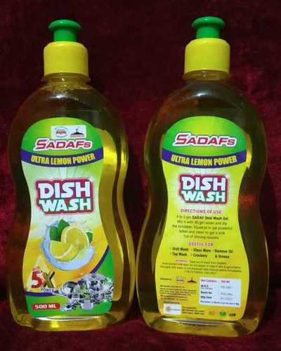 500 Ml Ultra Lemon Power Dis Wash Liquid, Packed In Plastic Bottle