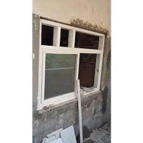 Aluminium Sliding Window With Cream Color Durable, Lightweight,easy To Install And Clean Design