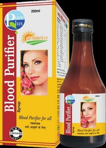 Ayurvedic Blood Purifier Syrup With Haridra, Kesar And Kalmegh, 200 ML