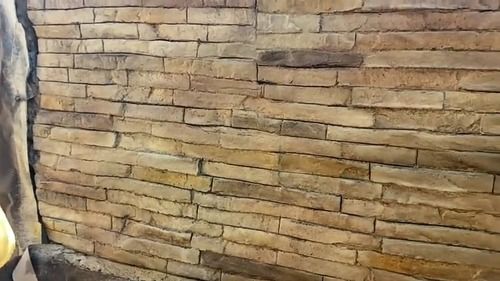 Firebrick Crack Proof 25Mm Brown Modern Natural Stone Wall Cladding Tiles For Elevation