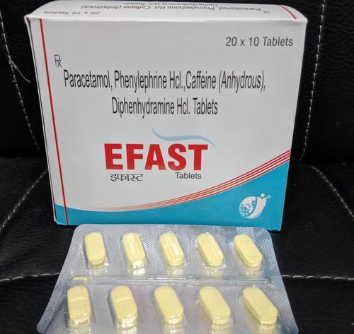 Efast Tablet For Treat Pain Inflammation And Muscle Spasms (20 X 10 Tablet) General Medicines