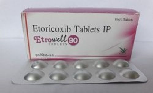 Etoricoxib Tablets Ip Etrowell 90 Tablets, 10 X 10 Tablets