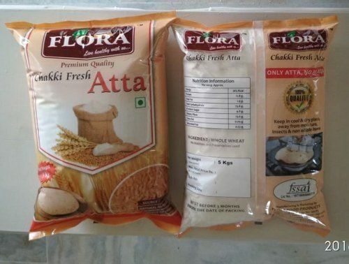 Flora Brand Chakki Fresh Atta A Grade Quality, Long Wheat Grains With Fibers