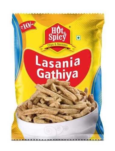 Tasty And Crispy Crunchy Hot Spicy Lasania Gathiya Fresh Namkeen Snacks