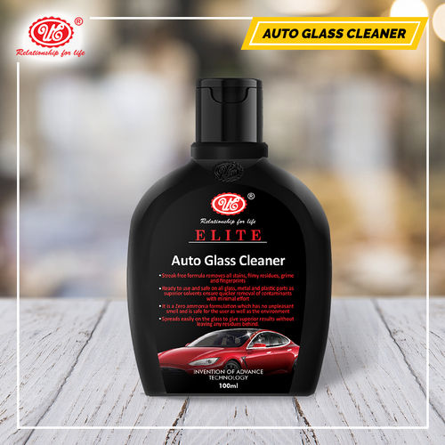 Ue Elite Auto Glass Cleaner - 100ml (सभी वाहन और बहुउद्देश्यीय उपयोग के लिए सभी दाग, जमी हुई गंदगी और उंगलियों के निशान को हटाता है)