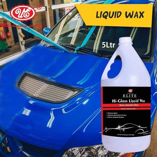 Ue Elite Hi-Gloss Liquid Wax Polish - 5 L Expiration Date: 24 Months