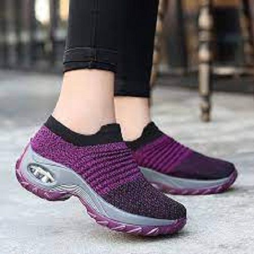 Purple Women'S Casual Sneakers Sports Comfortable Running Mesh Tennis Shoes  at Best Price in Bankura | Ghosh And Sons