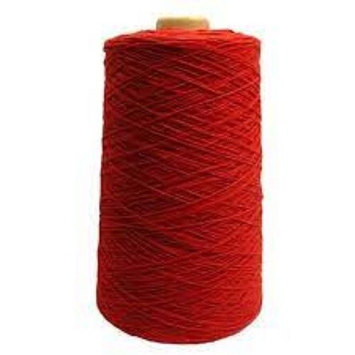 100% Polyester Red Color Cotton Yarn For Garments And Textile Industries