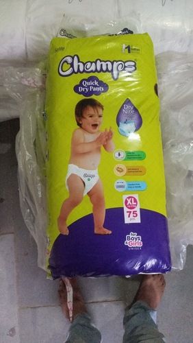 Champs Pull up (Pants) Baby Diapers, Size Medium (Pack of 10