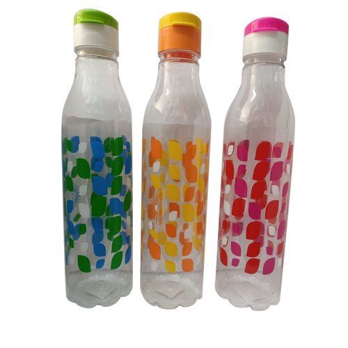 Easy to Carry, Attractive Color and Design 500ml Screw Cap Printed Plastic Water Bottle