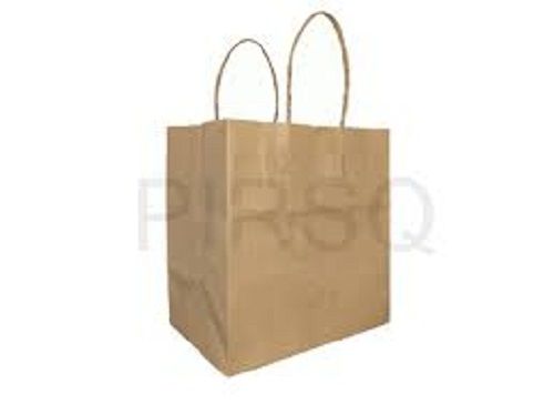 Brown Long Strong Save Energy Recyclable And Reusable Easy To Carry Paper Bag (Brown)