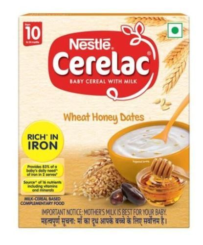 Nestle Cerelac Stage 2 Baby Cerealac And Made With Wheat, Honey Dates 400g 