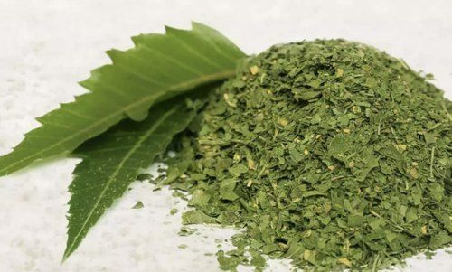 Organic Green Colour Neem Leaf Powder, Beneficial For Skin, Hair And Health Ingredients: Herbs