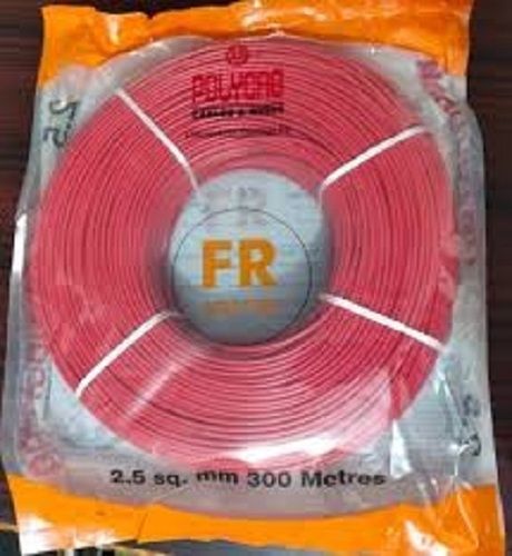 Pvc Flexible Red Polycab With In Good Quality Copper Wire For Domestic And Industrial