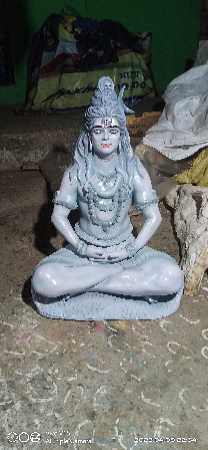 Resin Handmade 2.2 Foot Long Lord Shiva Statues For Worship