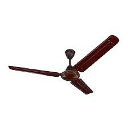Solid Strong Durable Quick Start High Torque Motor Brown Ceiling Fan, 3 Blades