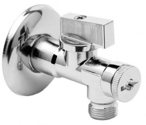 Polishing Stainless Steel Angle Valve For Bathroom Fittings With 2 Way Operating