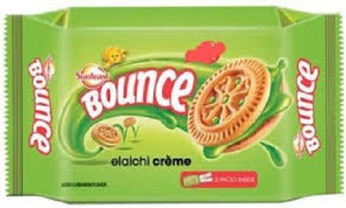 Sweet Testy Yummy Delicious Light Weight Good For Breakfast Bounce Elaichi Cream Biscuits Fat Content (%): 5 Percentage ( % )