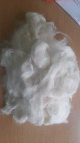 White Cotton Comber Noil With 15mm Fiber Length For Medical And Personal Care Use