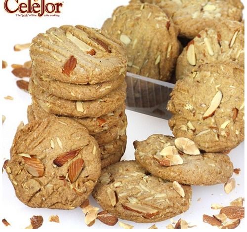 Glucose 100 Percent Fresh And Pure Whole Wheat Almond Cookies With Delicious Or Buttery Taste