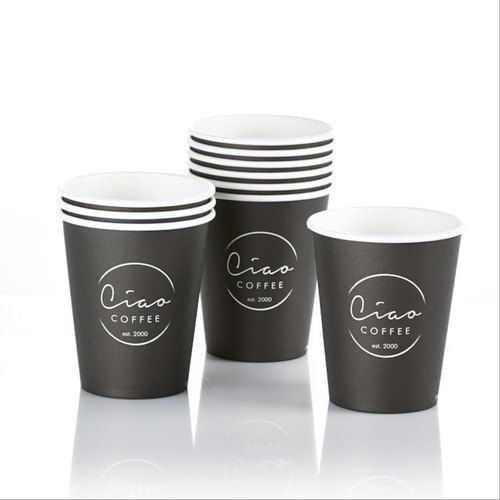 3-Layer Rippled Wall Eco Friendly Disposable Black Paper Cup