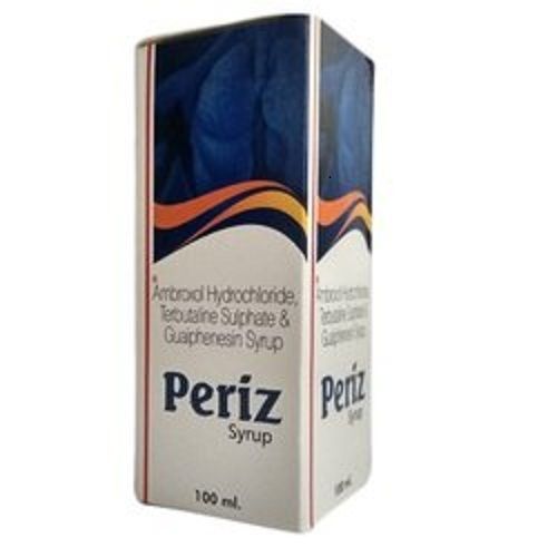 Ambroxol And Guaipheniesin Periz Cough Syrup (Pack Size 100 Ml) General Medicines