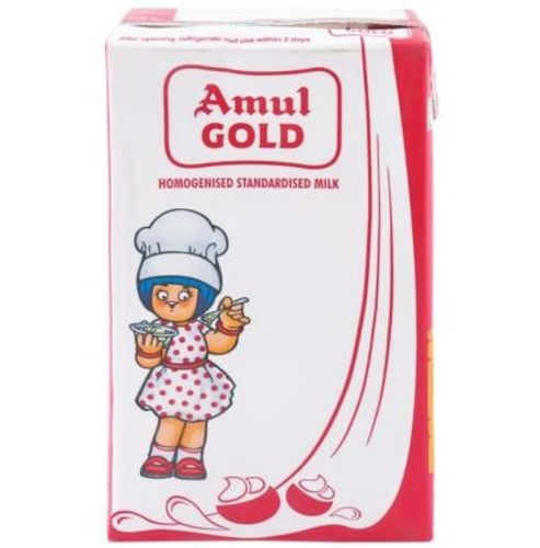 Amul Gold Homogenised Standardized Milk With High Nutritious Values