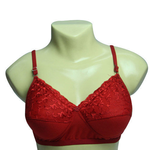Plain Comfortable And Soft Fabric Ladies White Color Thin Strap Non Padded Cotton  Bra at Best Price in Faridabad