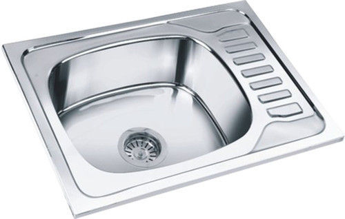 Corrosion Resistant And Rust Free Stainless Steel Sink For Kitchen Use