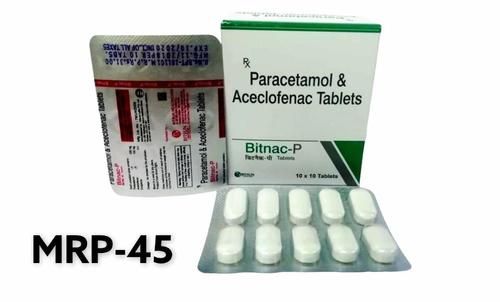 Paracetamol, Aceclofenec Bitnac-P Tablets