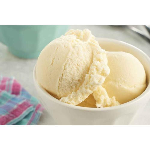 White Color, Vegetarian And Delicious Vanilla Ice Cream For All Age Groups
