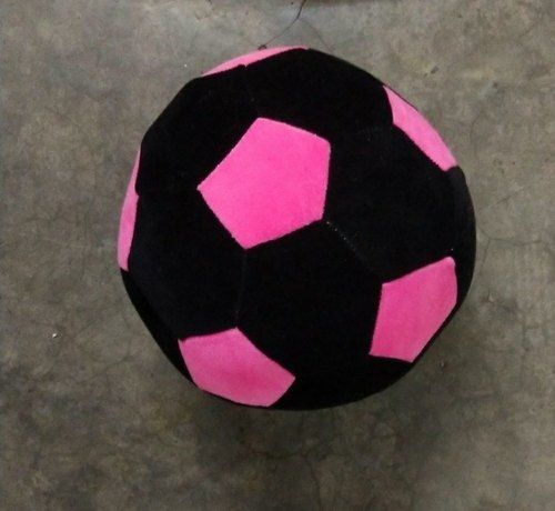 Best Price Pink And Black Color Plush Stuffed Colorful Ball Soft Toy For 5-8 Years Kids