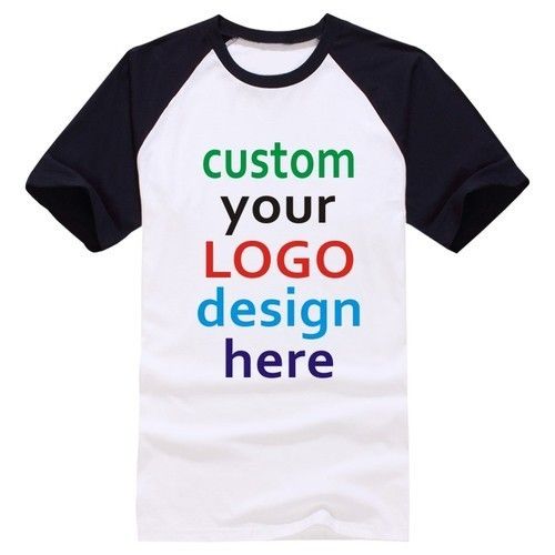 Black & White Comfortable Round Neck And Half Sleeves Customized T Shirts For Mens, Ideal Gifts For Any Occasion