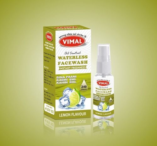 Herbal Natural Waterless Facewash Instant Freshness Used In Travel