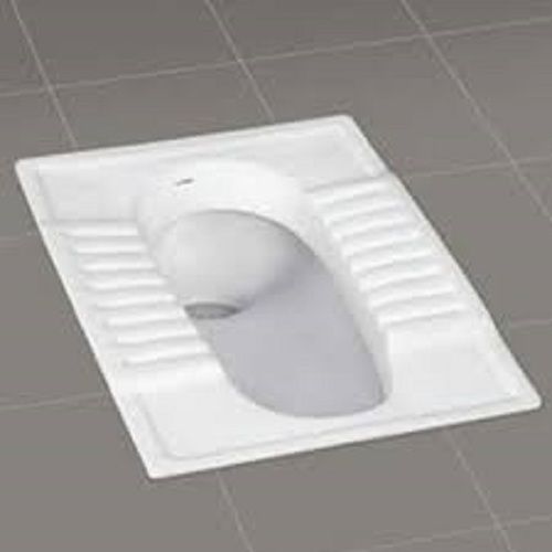 Highly Shine Glossy Hygiene Ceramic White Finish Indian Toilet Seat 526 