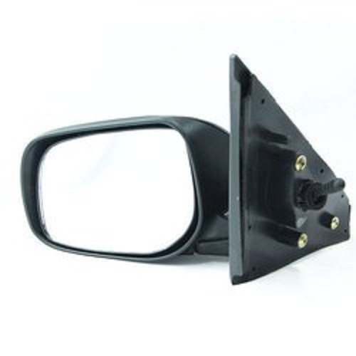 Washable Wing Side Mirror - Abs & Pc, Standard Size, Silver & Black | Clear View, Durable, Easy To Clean